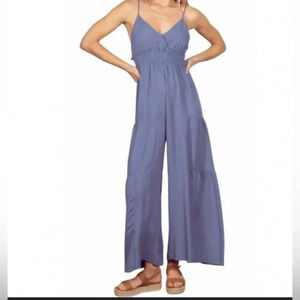 She + Sky Wide Leg Wrap Jumpsuit